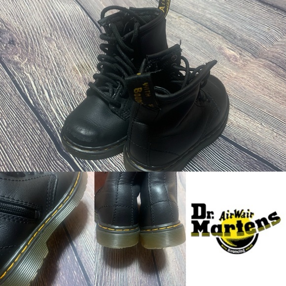 Dr. Martens Other - Dr. Martens kids Black Boots size 7